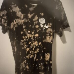 Black Tye Dye  Empower Women T-Shirt